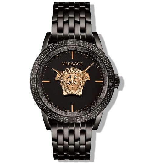 reloj versace hombre negro